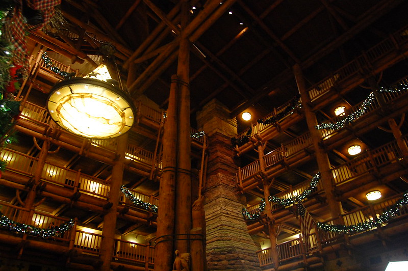 Disney's Wilderness Lodge at Christmas