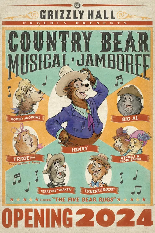 El Country Bear Musical Jamboree llegará en 2024