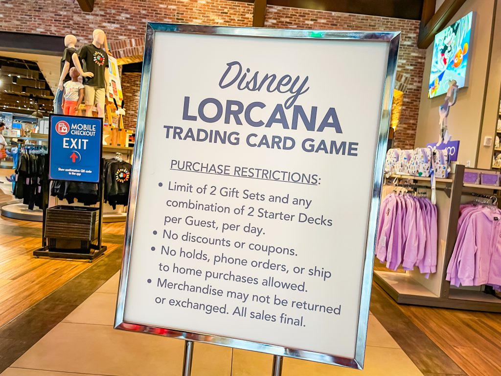 Lorcana Purchase Rules, photo by Bobby Asen