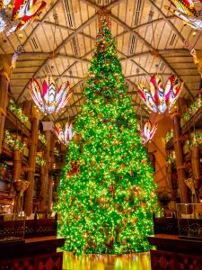 Disney's Animal Kingdom Lodge at Christmas