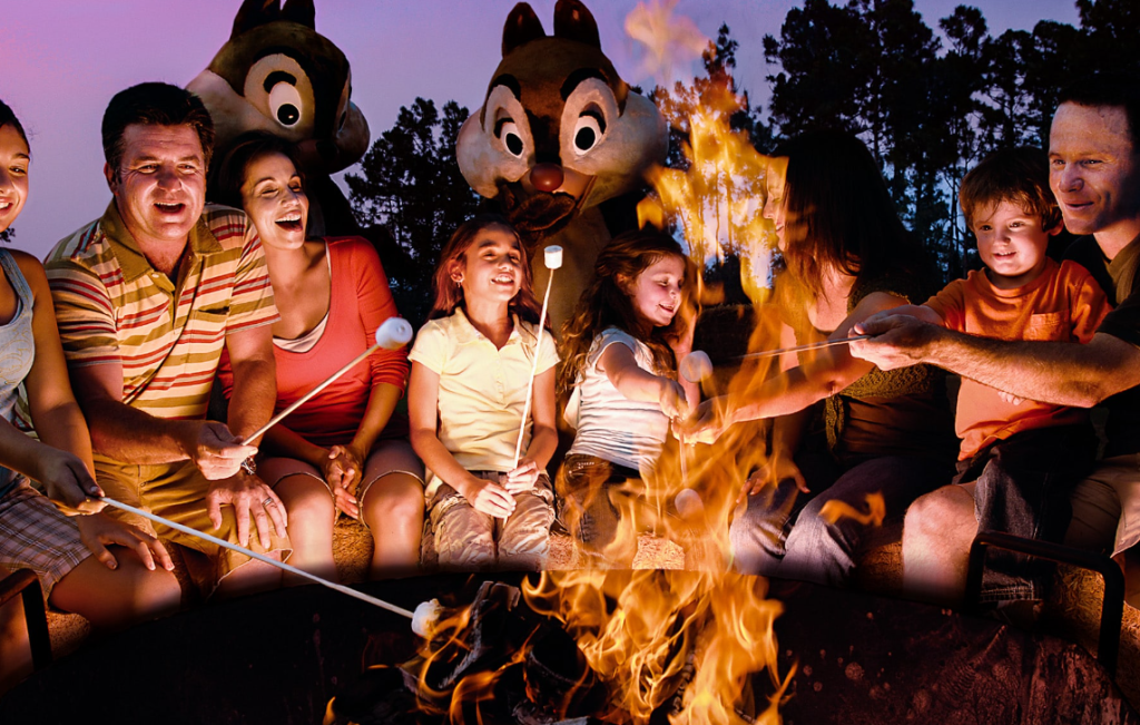 Chip and Dale Campfire
