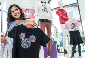 Designs from both Disney and local artists are available for your custom T-shirt. Photo by Disney.