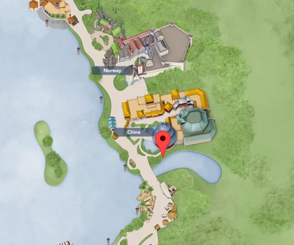 Reflections of China of Disney Map