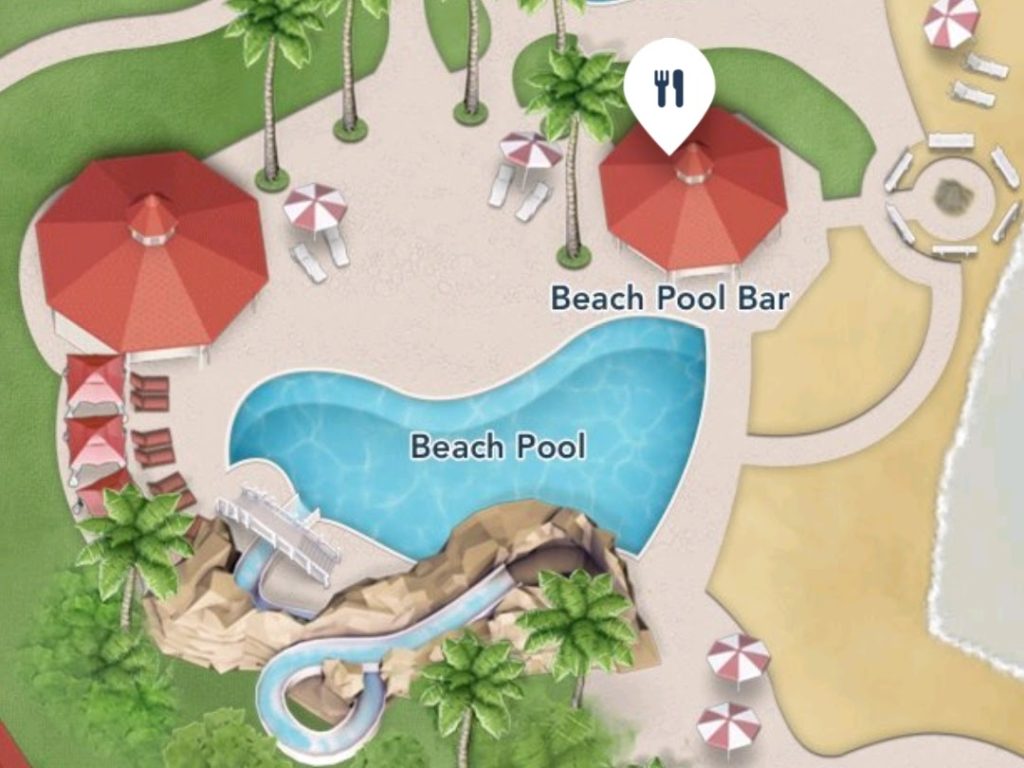 Where to find Beaches Pool Bar & Grill at Disney’s Grand Floridian Resort & Spa