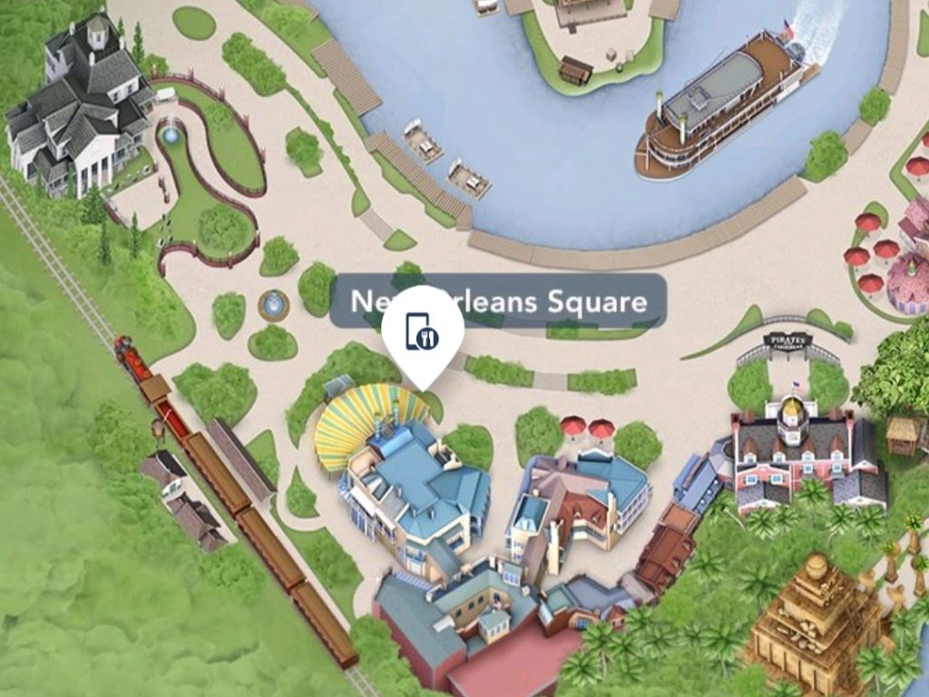 Where to find Tiana’s Palace at Disneyland Park