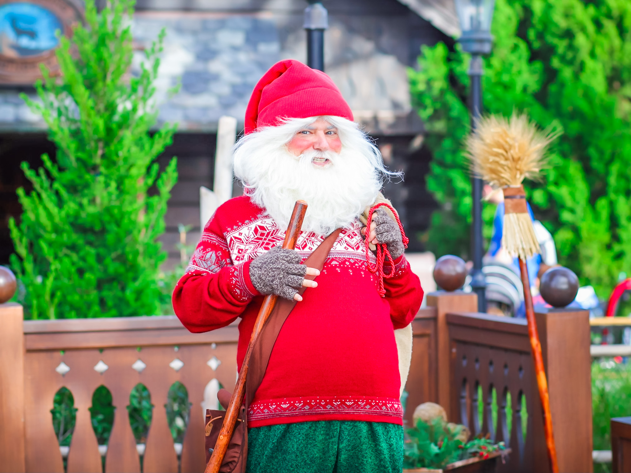EPCOT Santa
