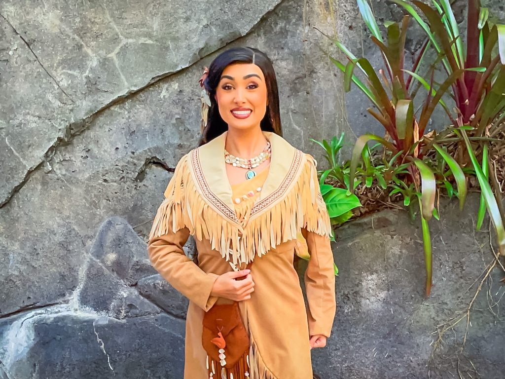 Pocahontas at Disney's Animal Kingdom. Photo: Bobby Asen. 