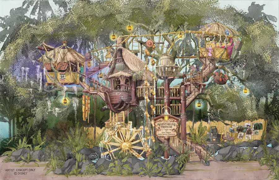 New Adventureland Treehouse Concept Art