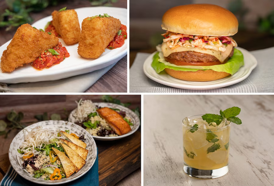 New dishes from Geyser Point Bar & Grill at Disney's Wilderness Lodge