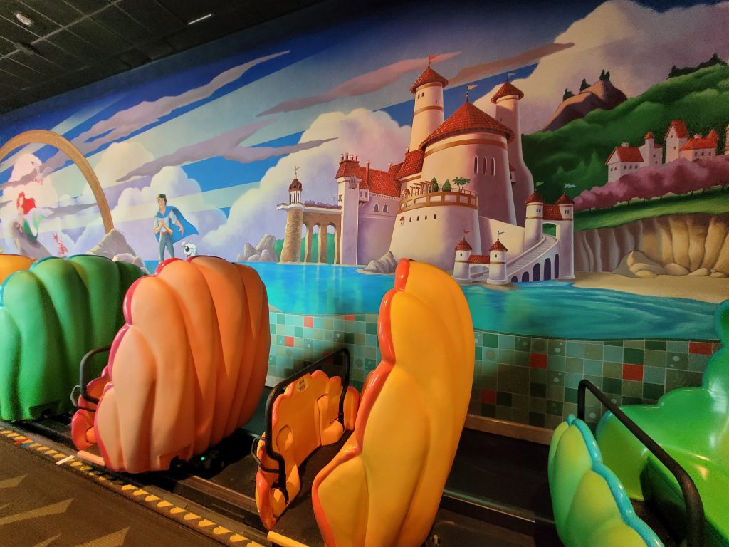 Loading area for Ariel's Undersea Adventure.