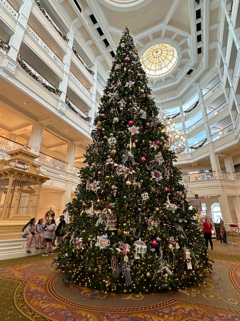Christmas Tree in Grand Floridian lobby 2