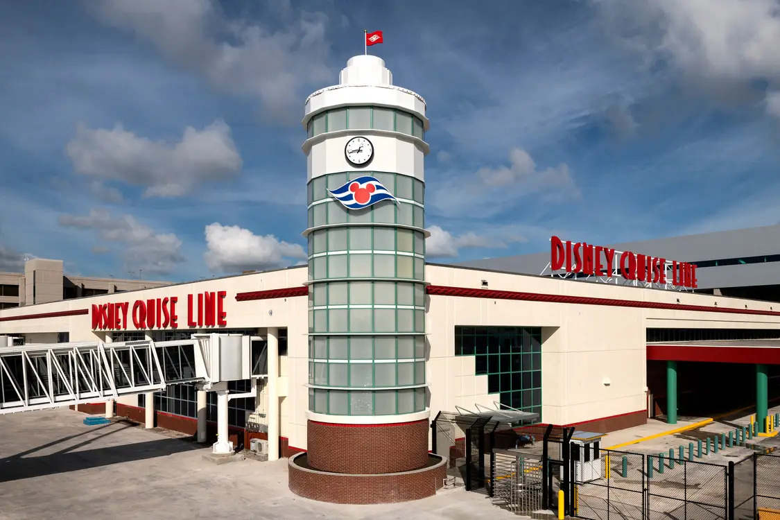 Disney Cruise Line, Port Everglades — Terminal Exterior