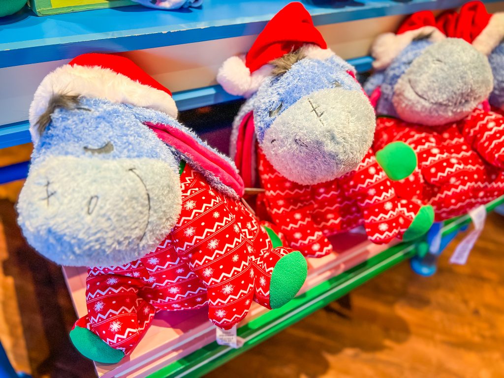 Peluche ponderado navideño de Eeyore