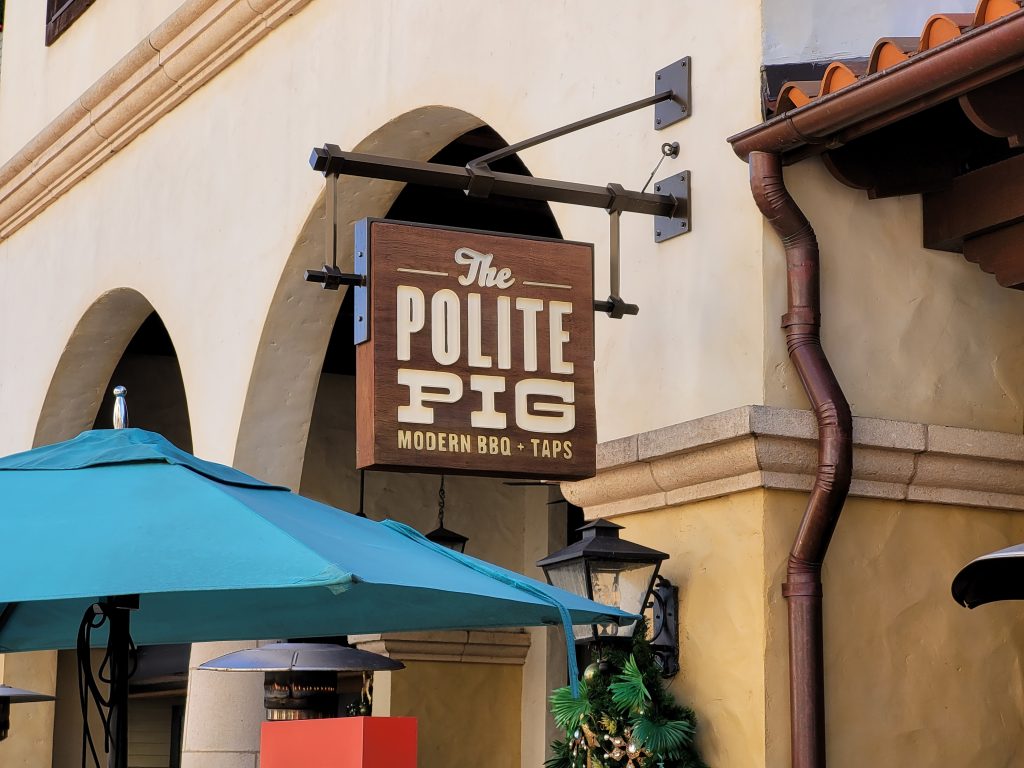 The Polite Pig at Disney Springs