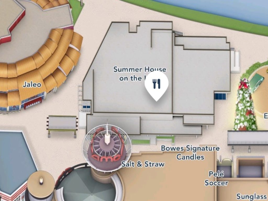 Where to find Summer House On The Lake at Disney Springs