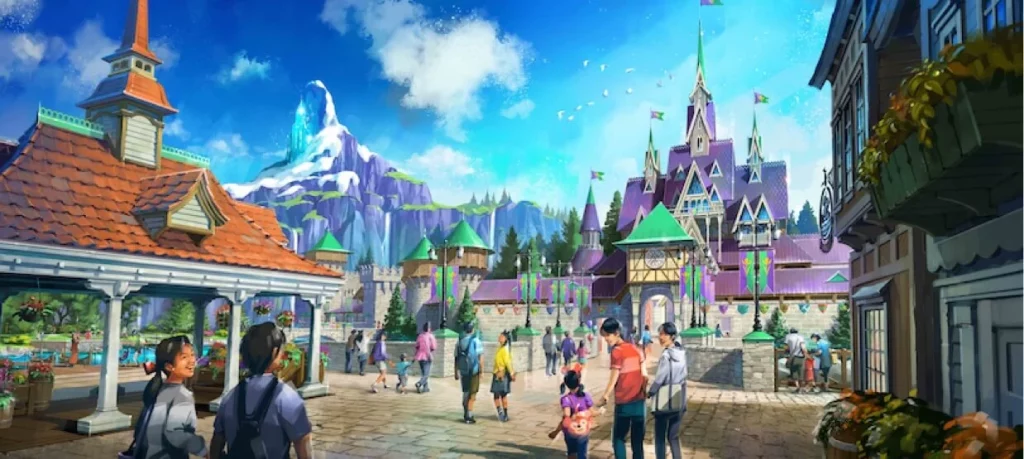 DisneylandForward Frozen Land Concept Art