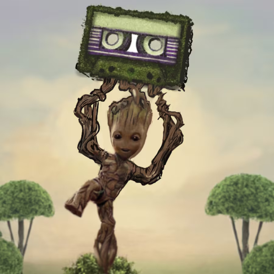 Groot from Guardians of the Galaxy Topiary