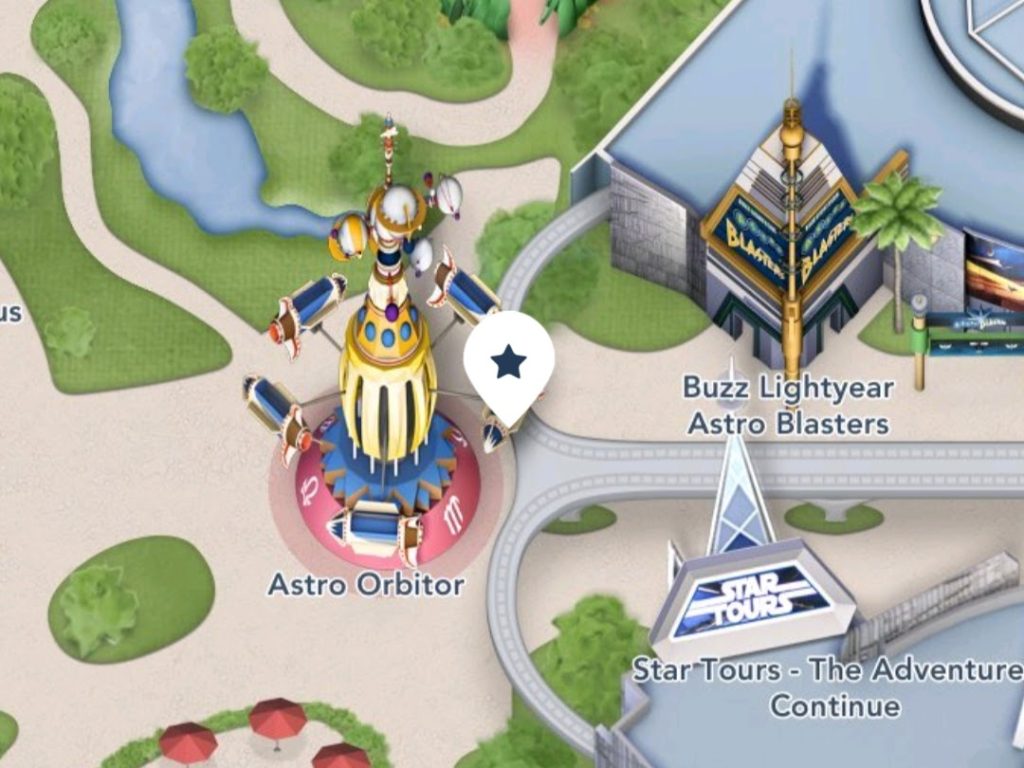 Where to find Astro Orbitor at Disneyland