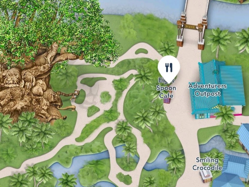 Where to find Eight Spoon Cafe at Animal Kingdom