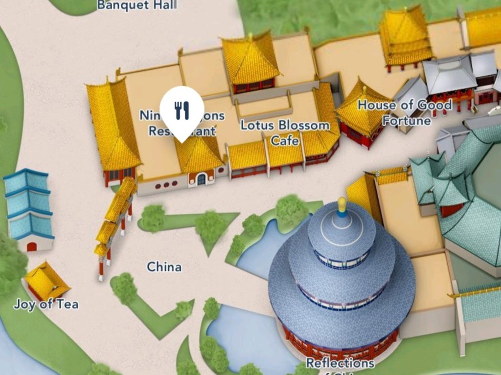 Where to find Nine Dragons Restaurant at EPCOT