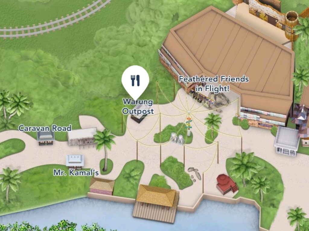 Where to find Warung Outpost at Disney’s Animal Kingdom