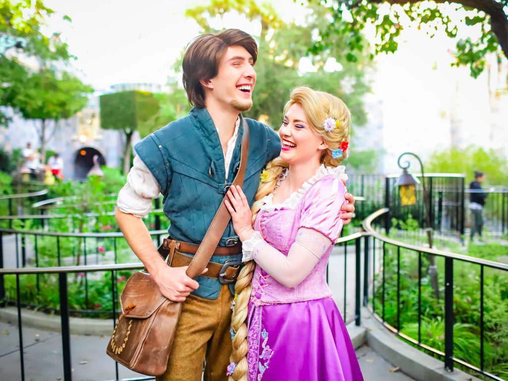 Disneyland Rapunzel and Flynn