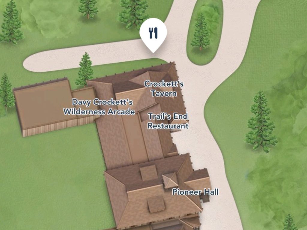Where to find Crockett's Tavern at Disney's Fort Wilderness