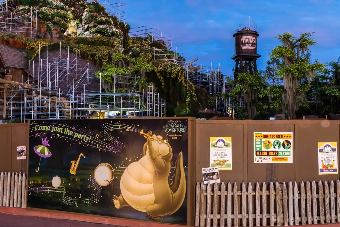 opening this summer - Tiana’s Bayou Adventure at Walt Disney World Magic Kingdom