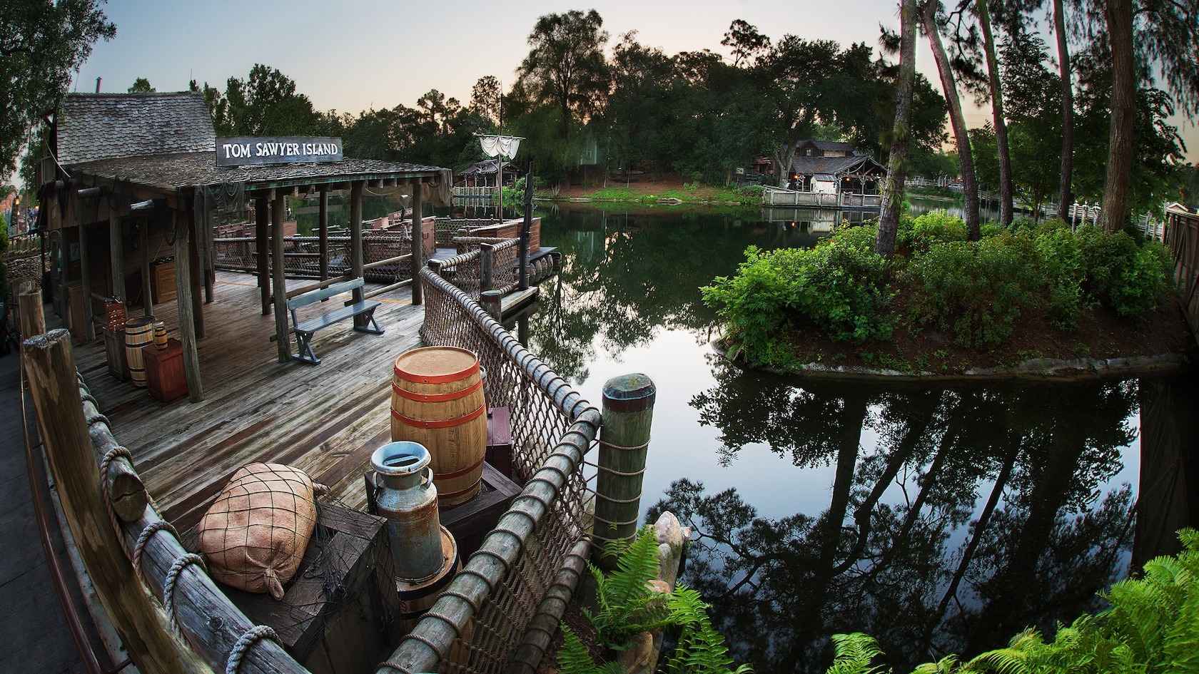 Rivers of America and Tom Sawyer Island