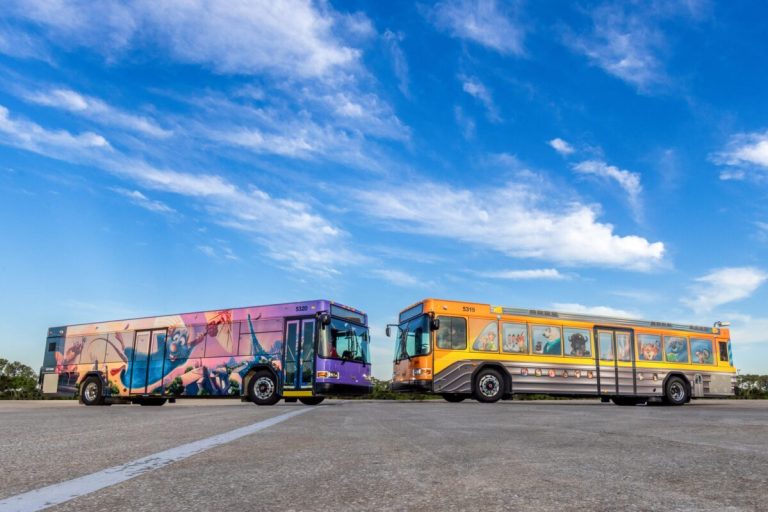 New Buses Coming to Walt Disney World Fleet Image Source- The Orlando Business Journal, Disney