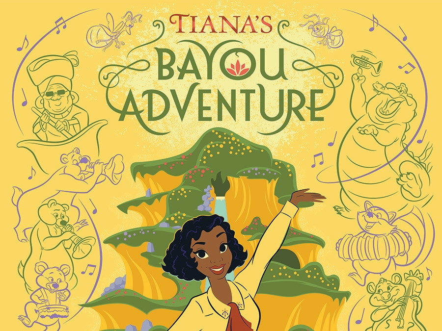 Tianas Bayou Adventure Attraction Poster
