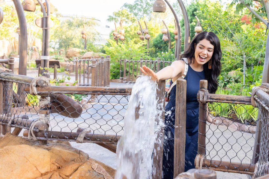Auli'i Cravalho Explores New Journey of Water Attraction at EPCOT
