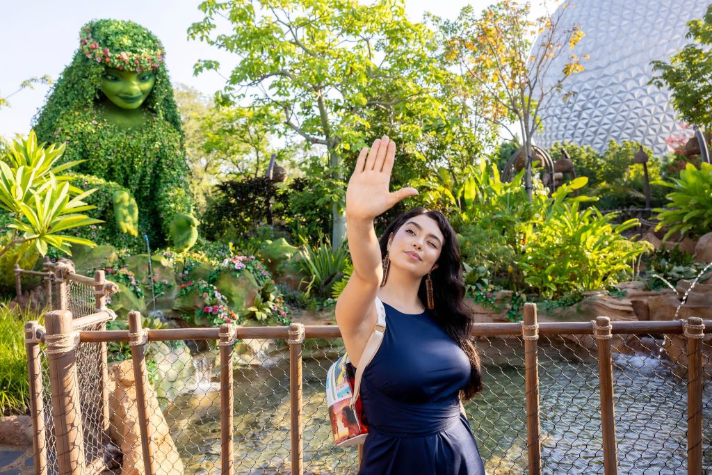 Auli'i Cravalho Explores New Journey of Water Attraction at EPCOT 2