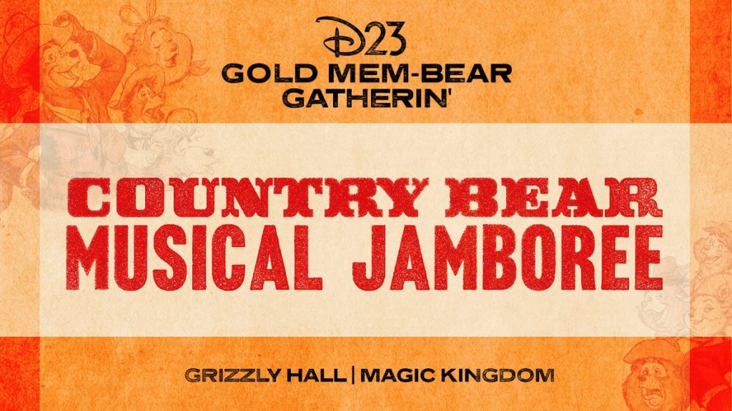 Country Bear Musical Jamboree - D23 Gold Member Preview