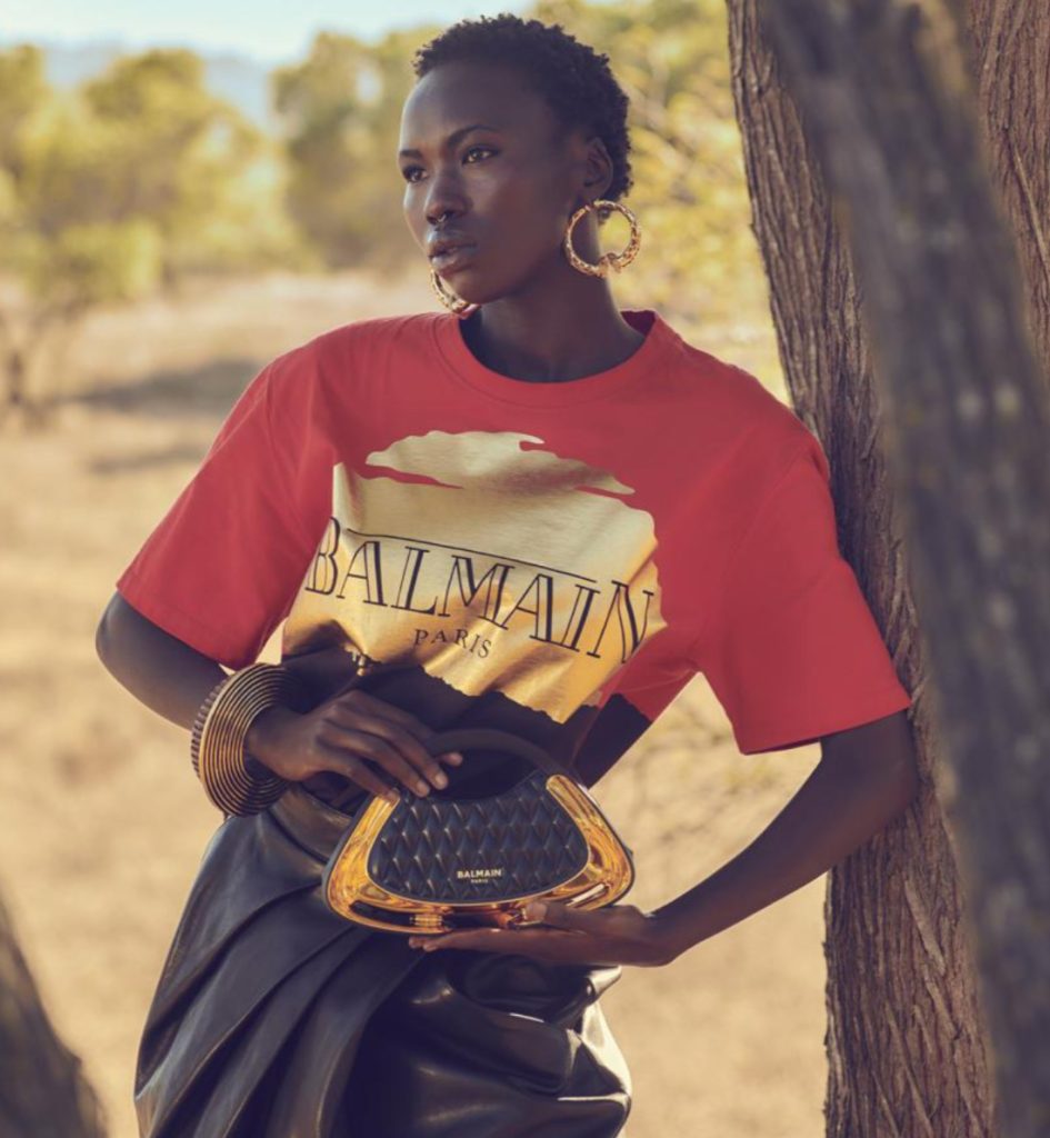 Disney x Balmain: The Lion King - Relaxed T-shirt with Sunset print