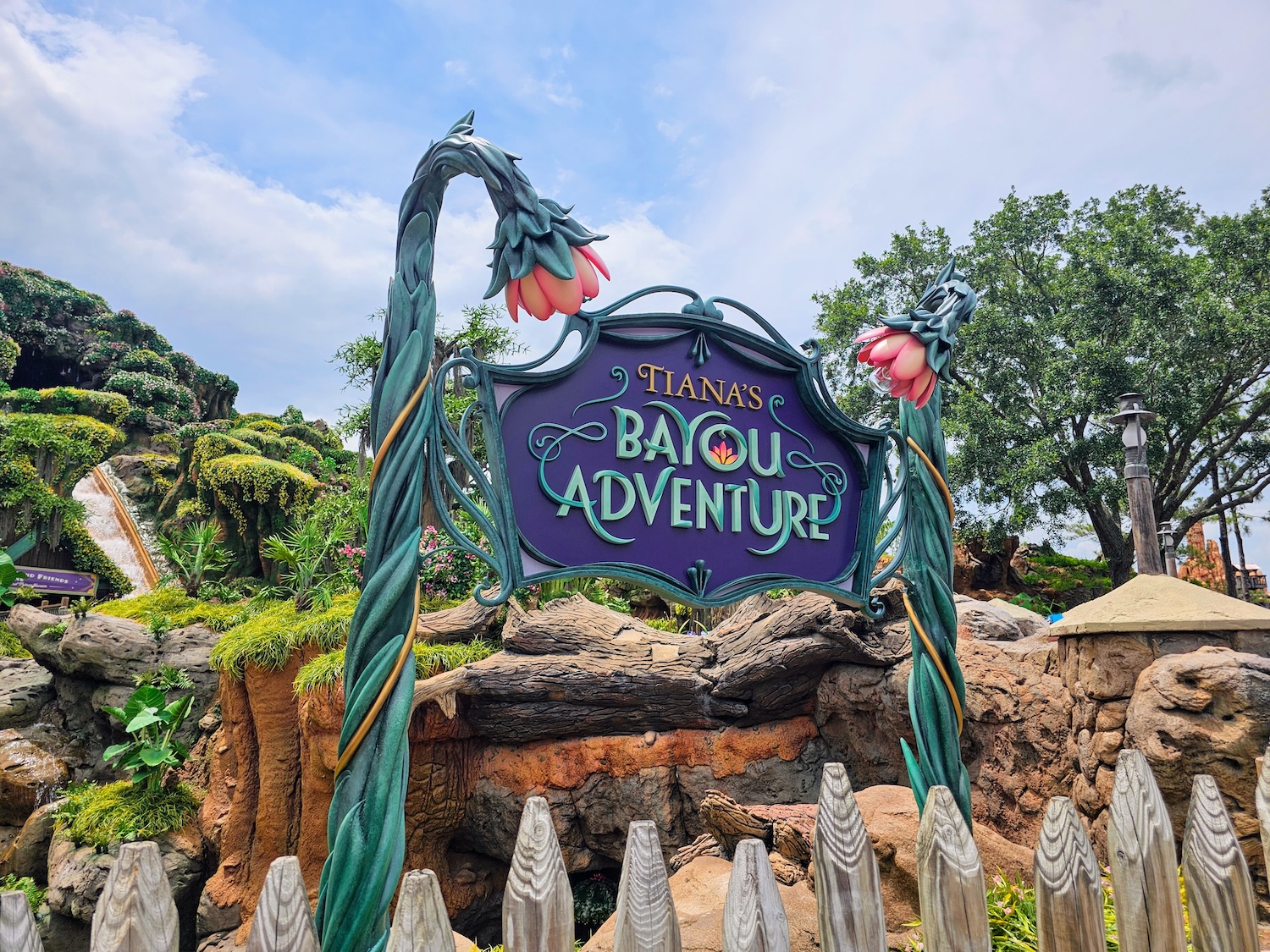 Tiana's Bayou Adventur Sign