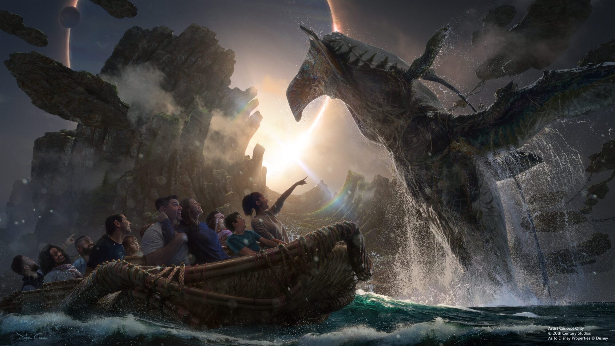 Avatar Land Disney California Adventure Concept Art 2