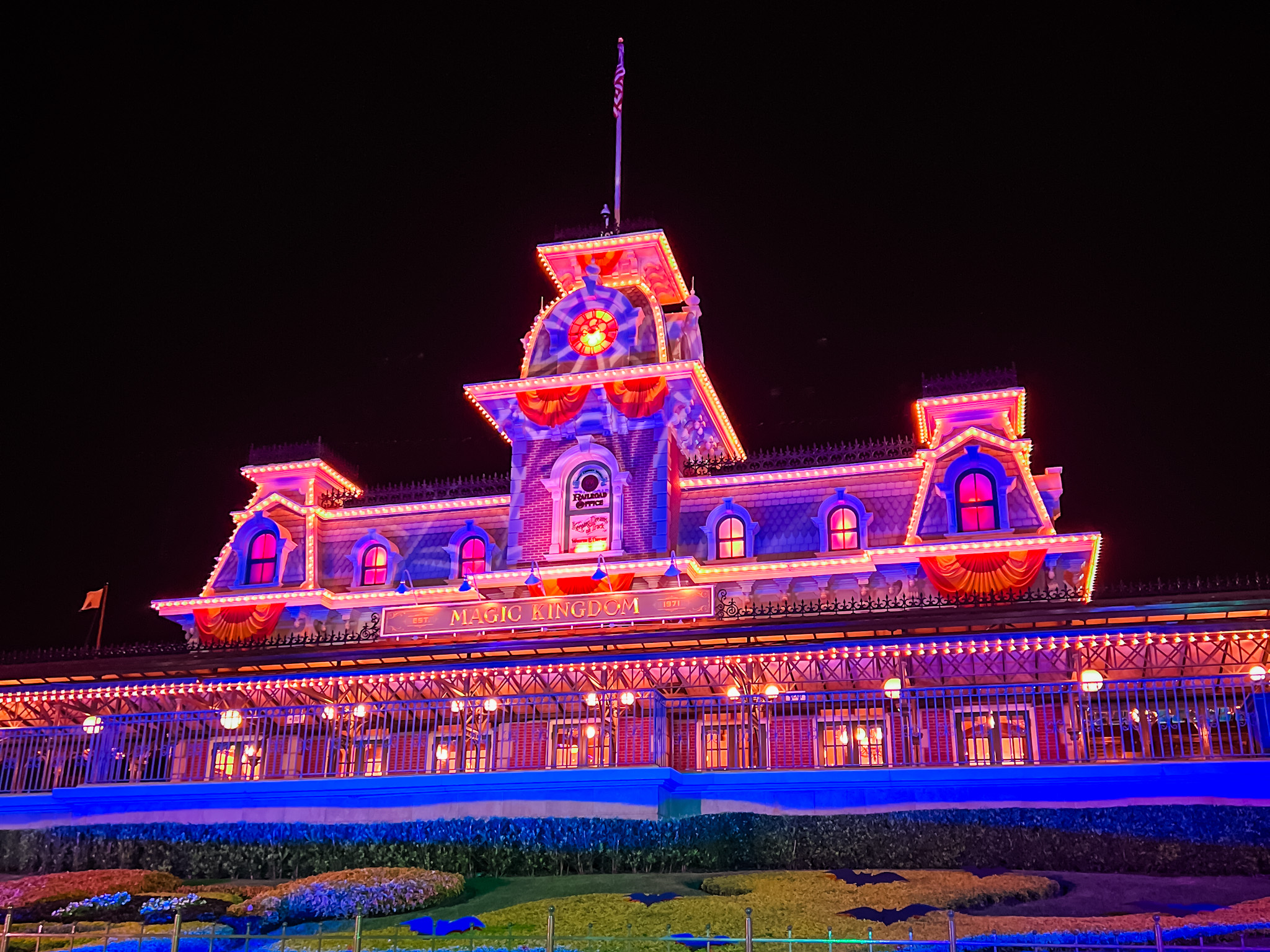 Train Station during Mickey's Not-So-Scary Halloween Party