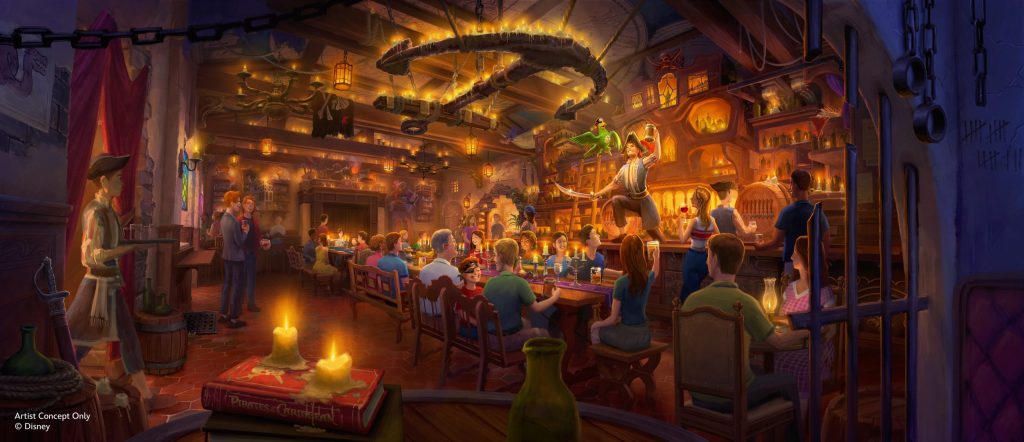 Actualizaciones de la tema de Tavern a Piratas del Caribe