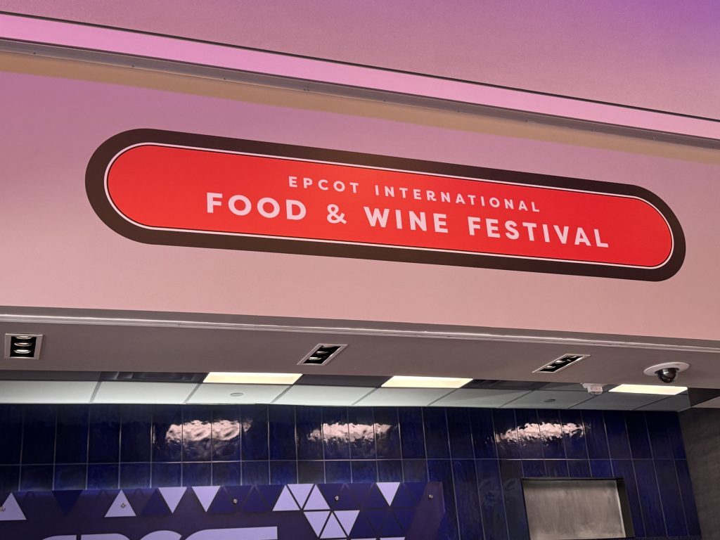 Food & Wine Festival Sign