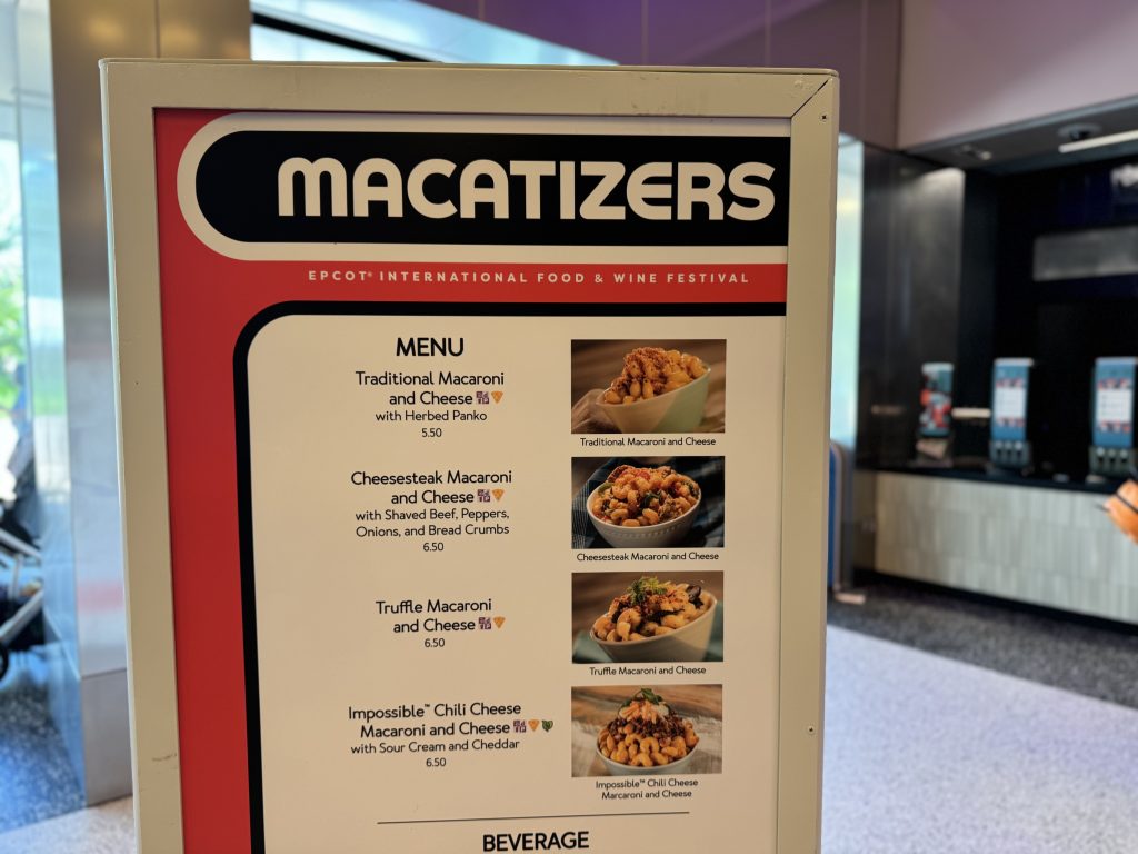 Macatizers Menu