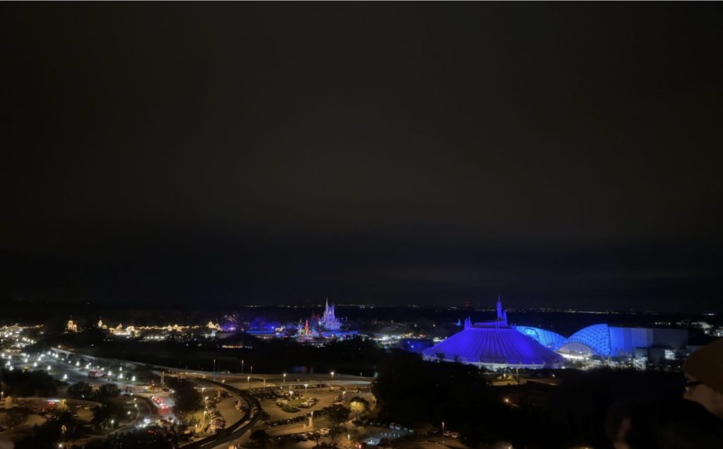 Vista de la habitación desde la Torre Bay Lake de Disney