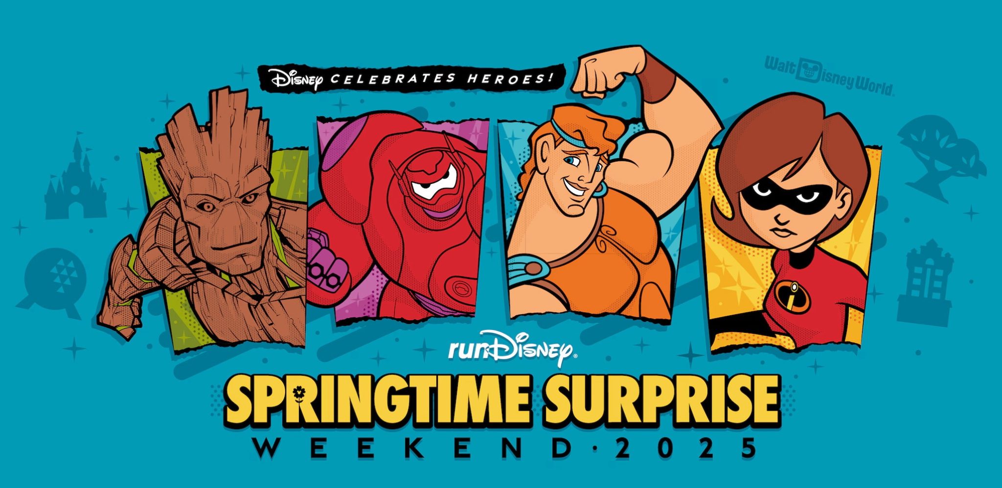 Medals Unveiled For The 2025 runDisney Springtime Surprise Weekend
