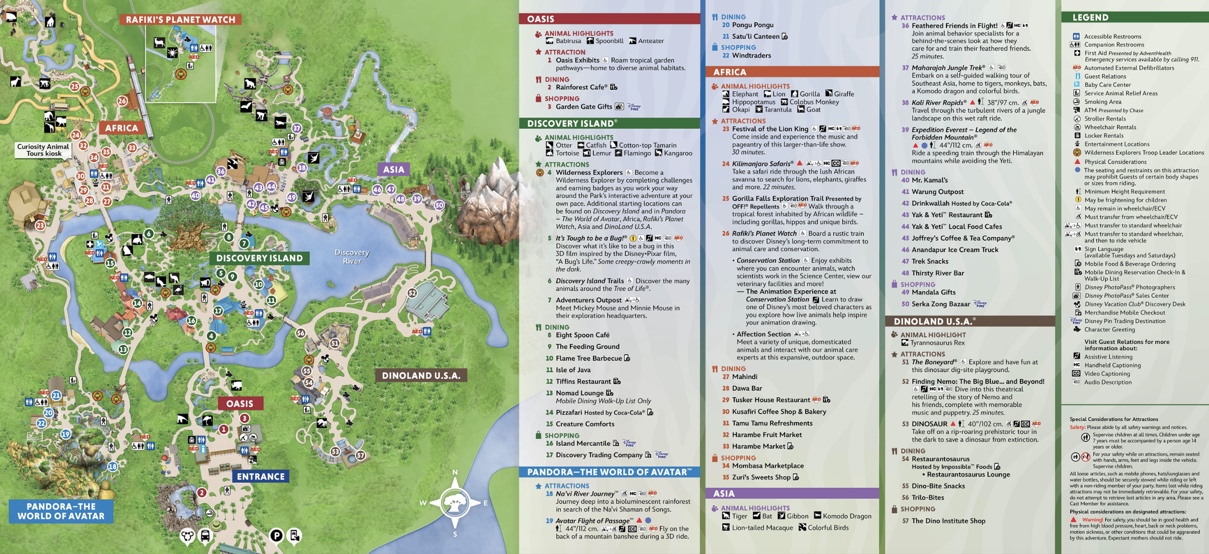 2025 Animal Kingdom Map