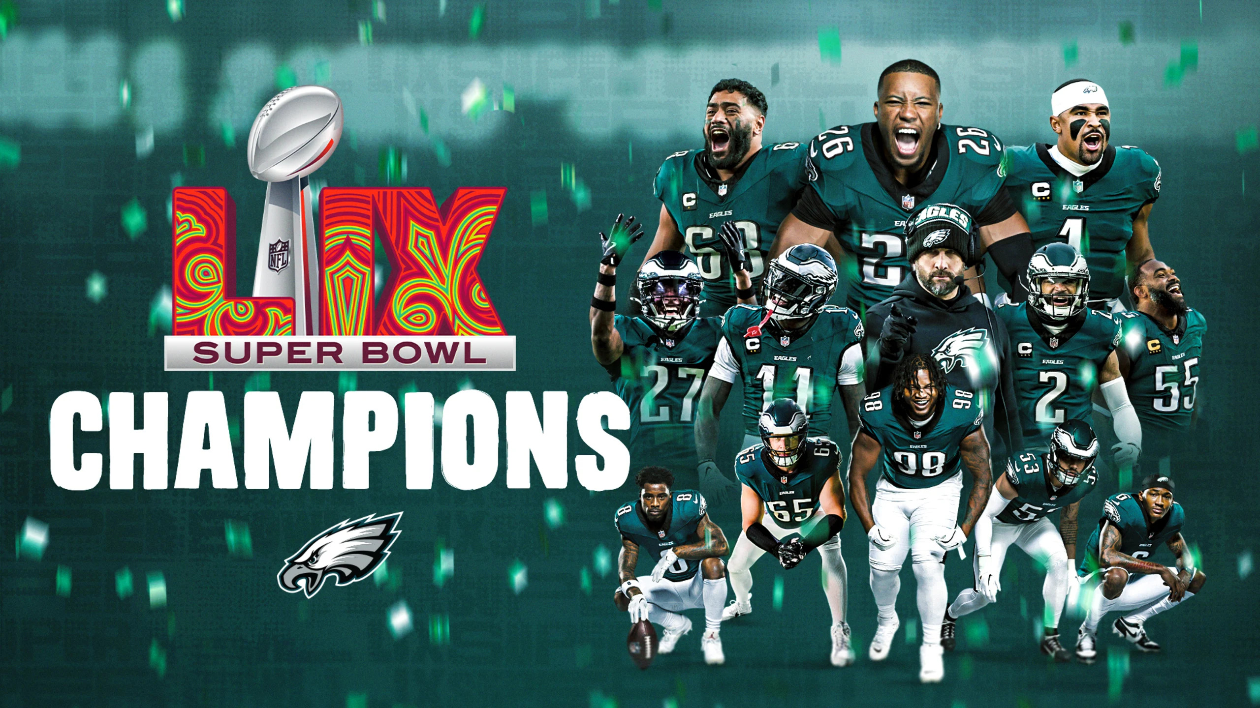 2025 superbowl champions eagles