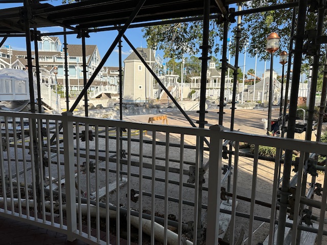 Stormalong Bay scaffolding refurbishment