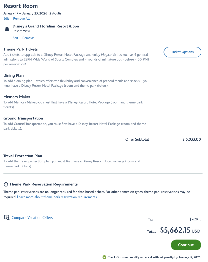 Disney Direct Pricing