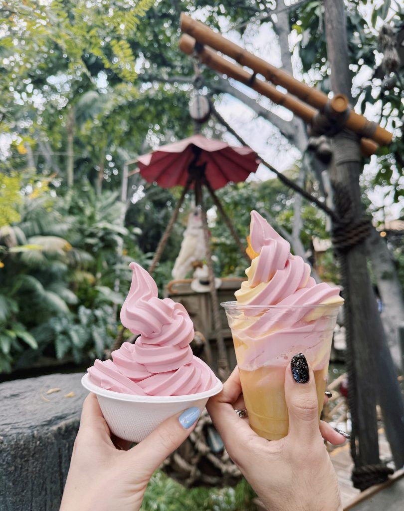 Dole Whip® Pineapple and Strawberry Swirl