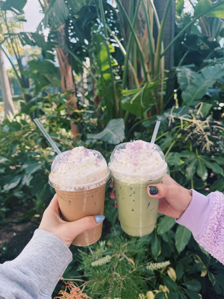 Morning Coffee with Edible Rainbow Glitter