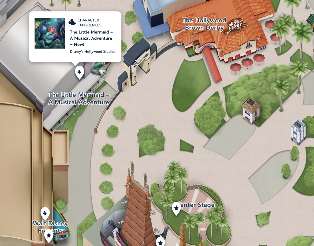 Where to find The Little Mermaid – A Musical Adventure at Hollywood Studios